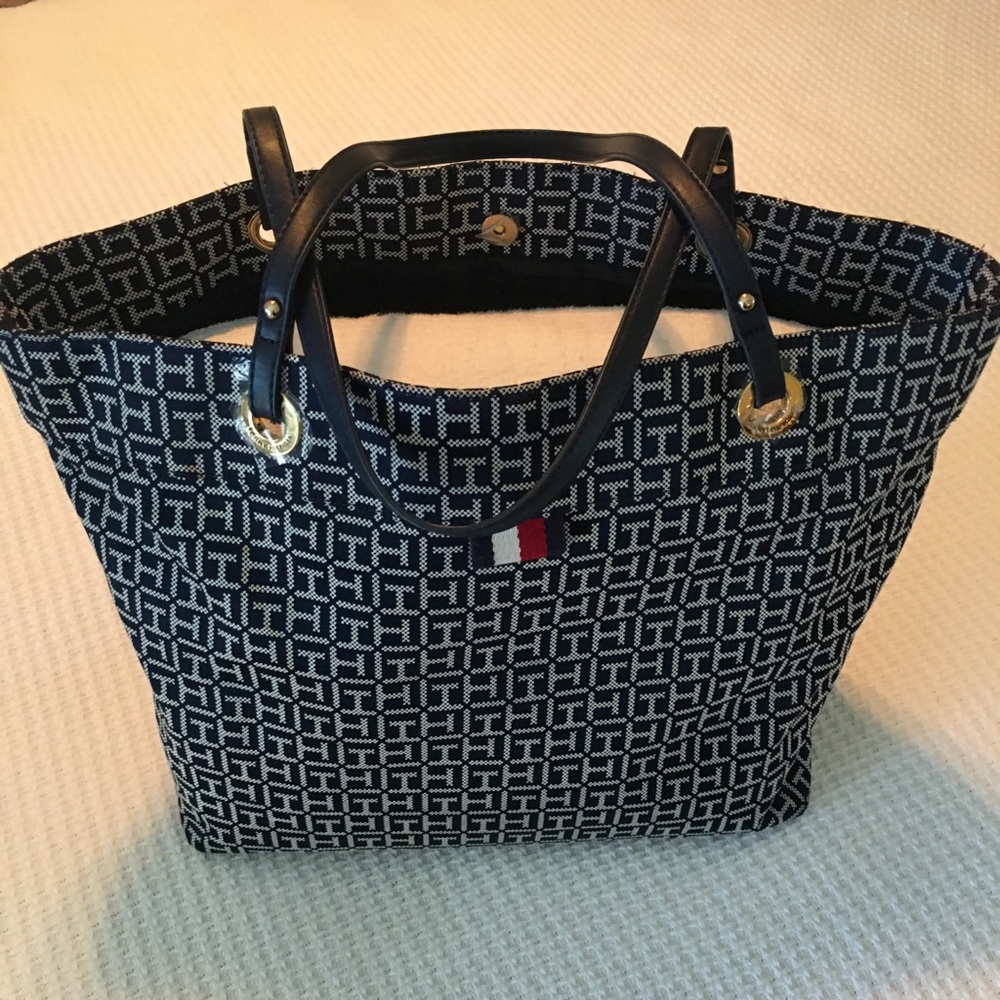 Tommy Hilfiger Tote Bag - Navy & White